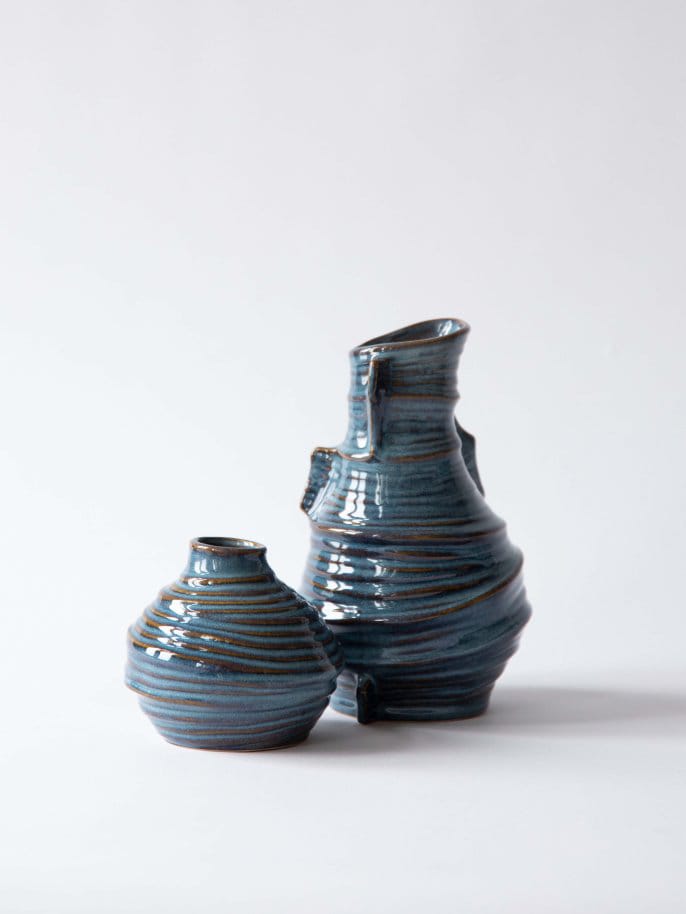 Jarrón Montana medium, Blue Tell Me More