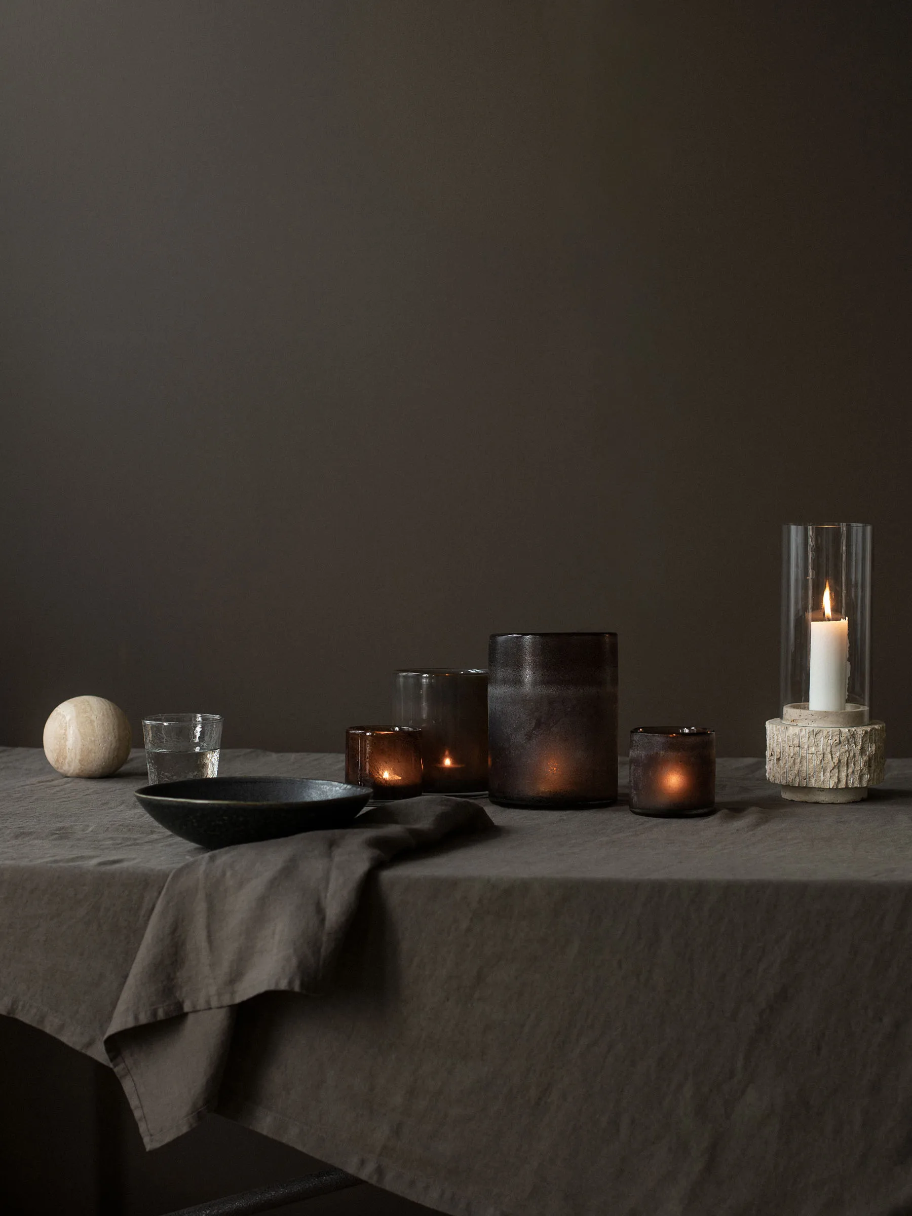 Lámpara de travertino, 30 cm Tell Me More