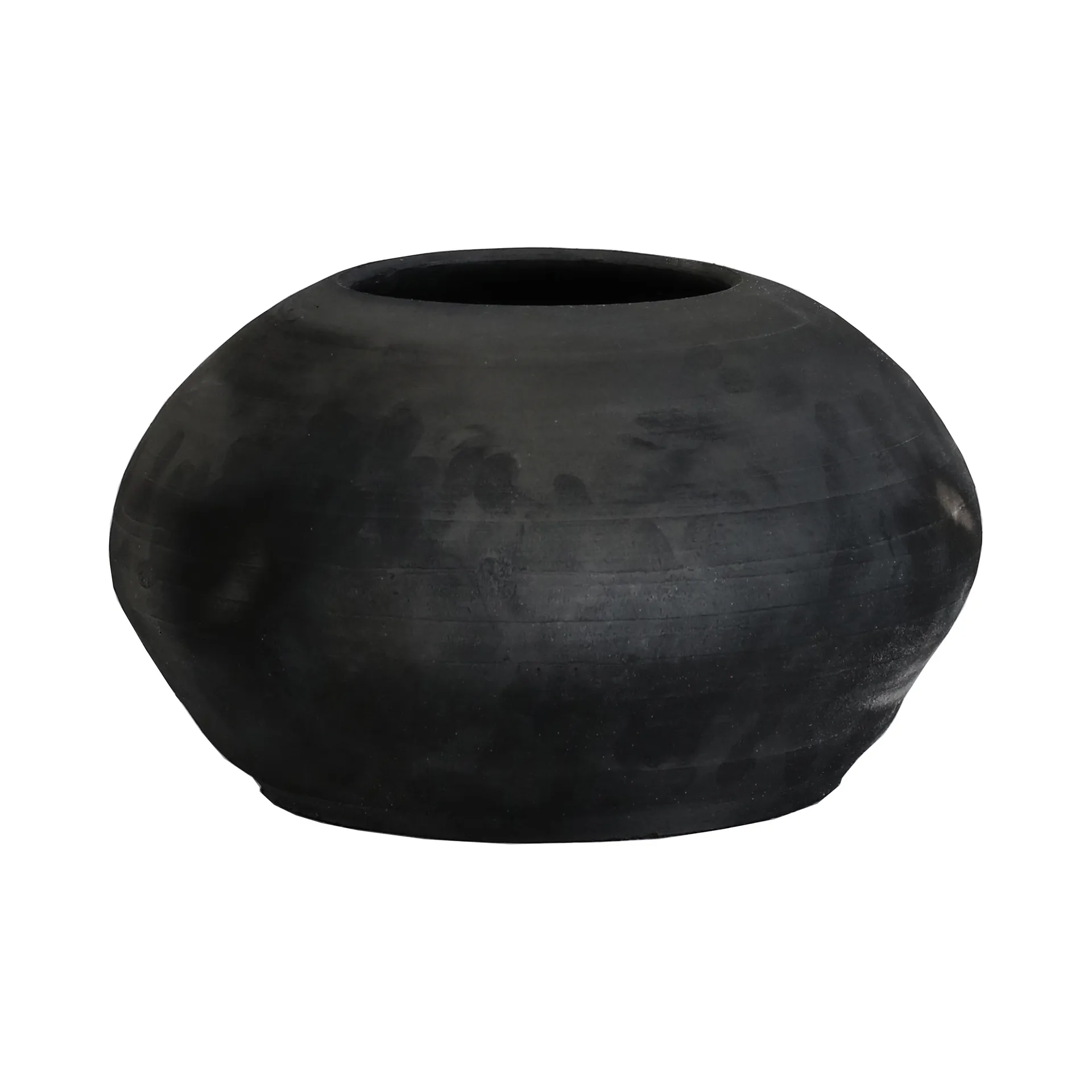 Maceta Hero elipse Ø28 cm, negro Tell Me More