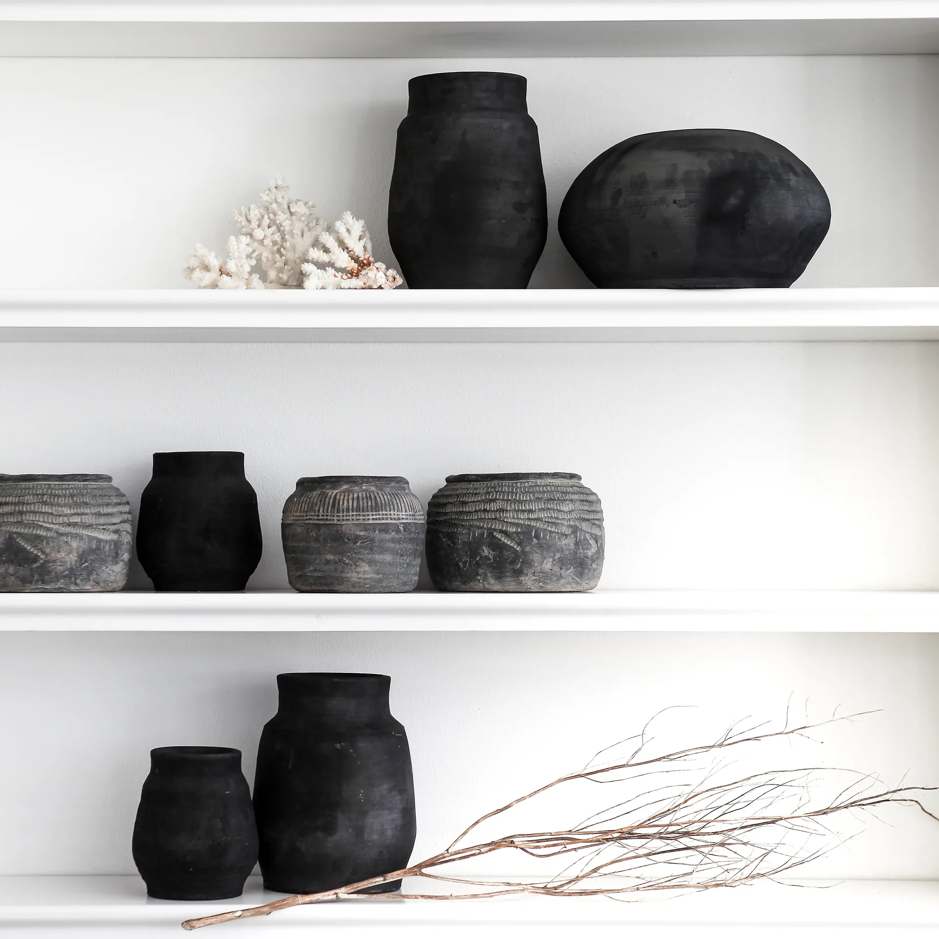 Maceta Hero L Ø15 cm, negro Tell Me More