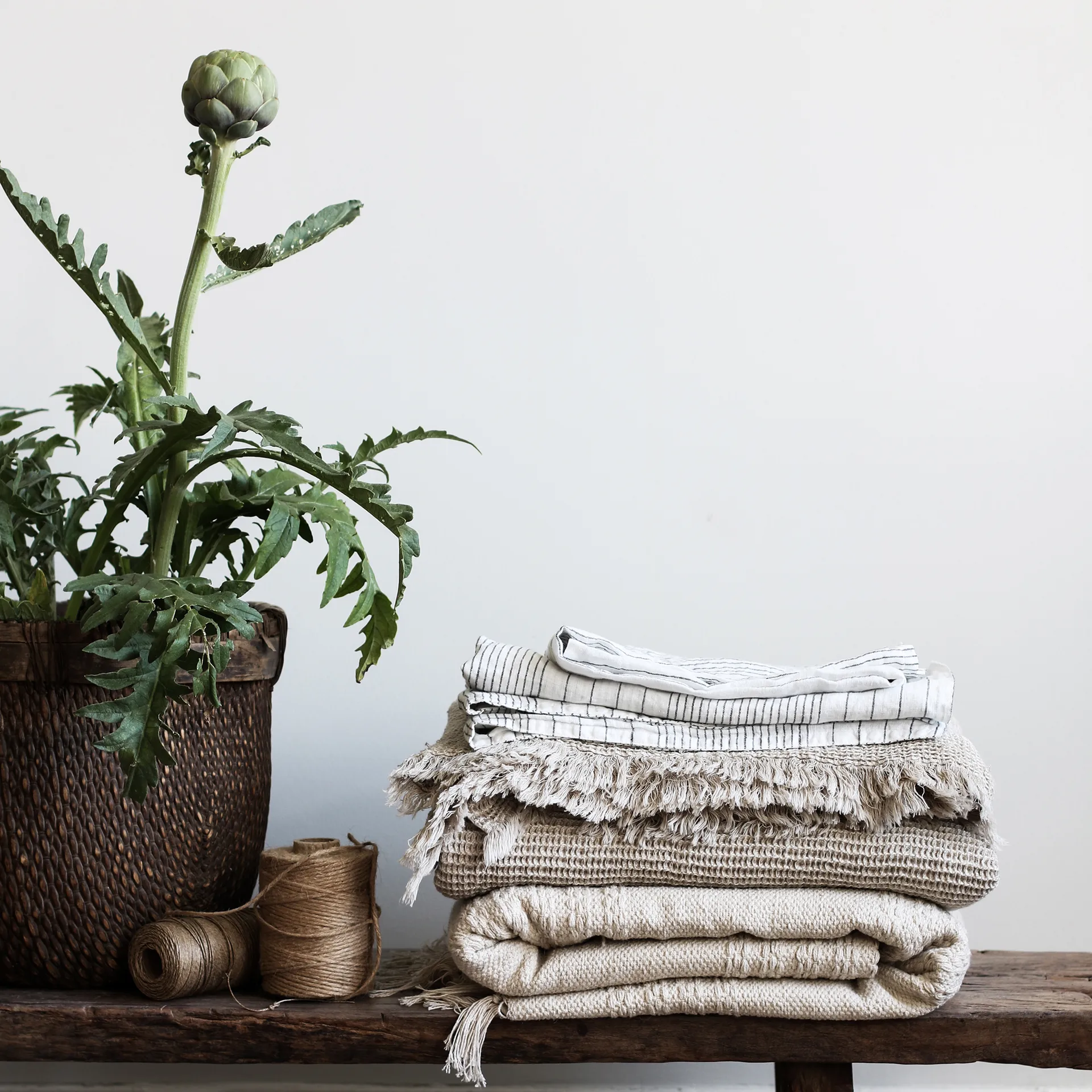 Manta Calma 140x200 cm, Beige Tell Me More