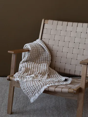 Manta Gilbert 140x200 cm - Beige - Tell Me More