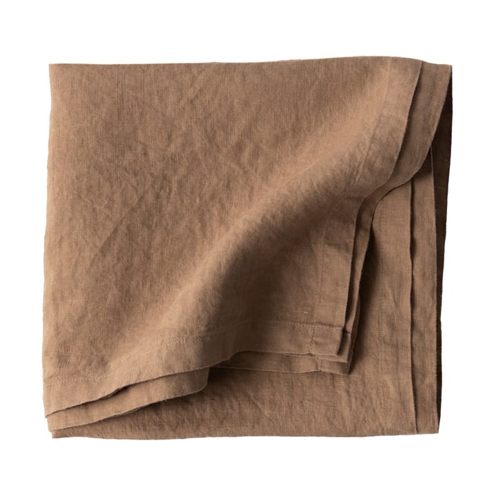 Mantel de lino 175x175 cm - Hazelnut - Tell Me More