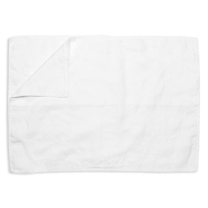 Mantel individual lino Tell Me More 35x50 cm - Bleached white (white) - Tell Me More