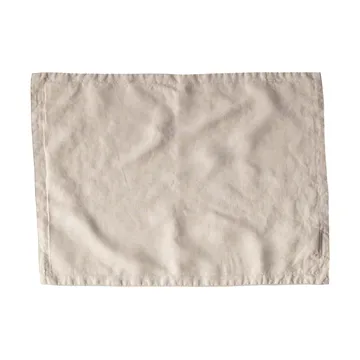 Mantel individual lino Tell Me More 35x50 cm - Gris cálido - Tell Me More