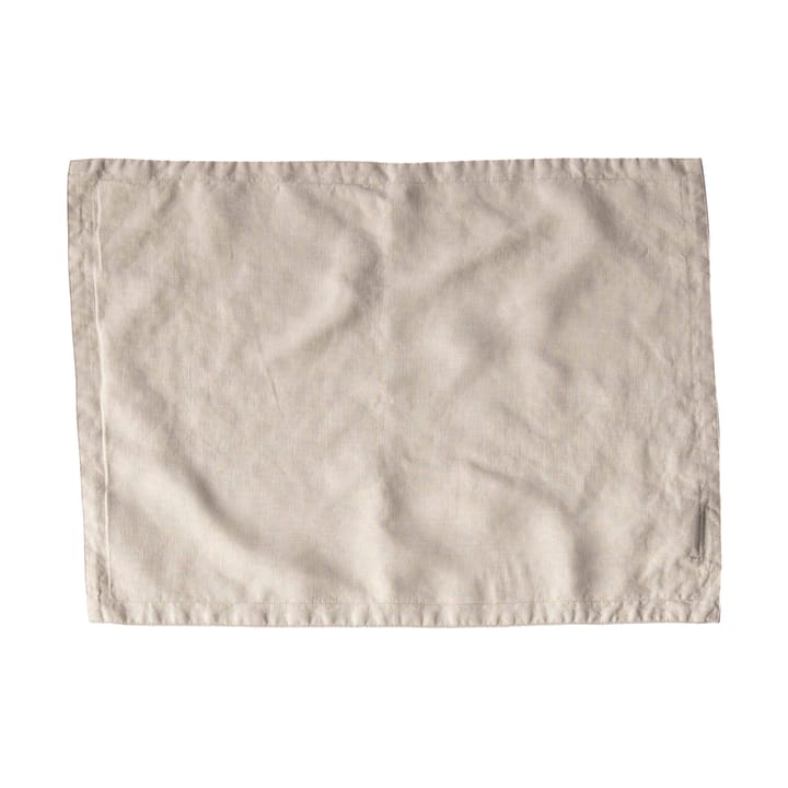 Mantel individual lino Tell Me More 35x50 cm - Gris cálido - Tell Me More