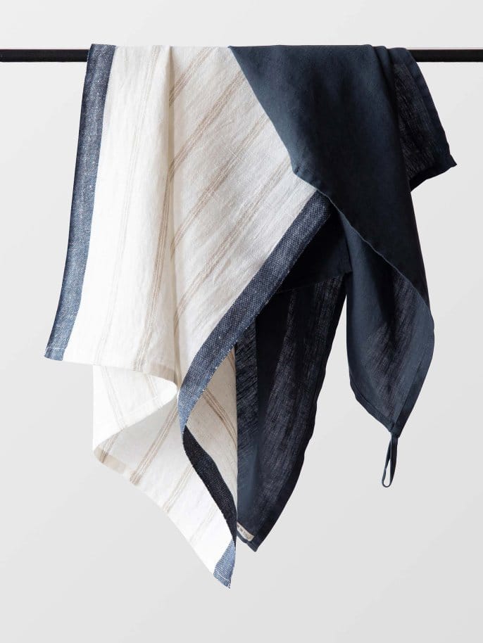 Paño de cocina Maya 50x70 cm, Natural Stripe Tell Me More