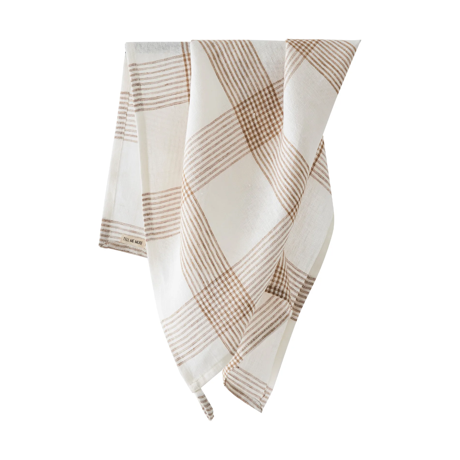 Paño de cocina Odette, Marrón, 50x70 cm Tell Me More