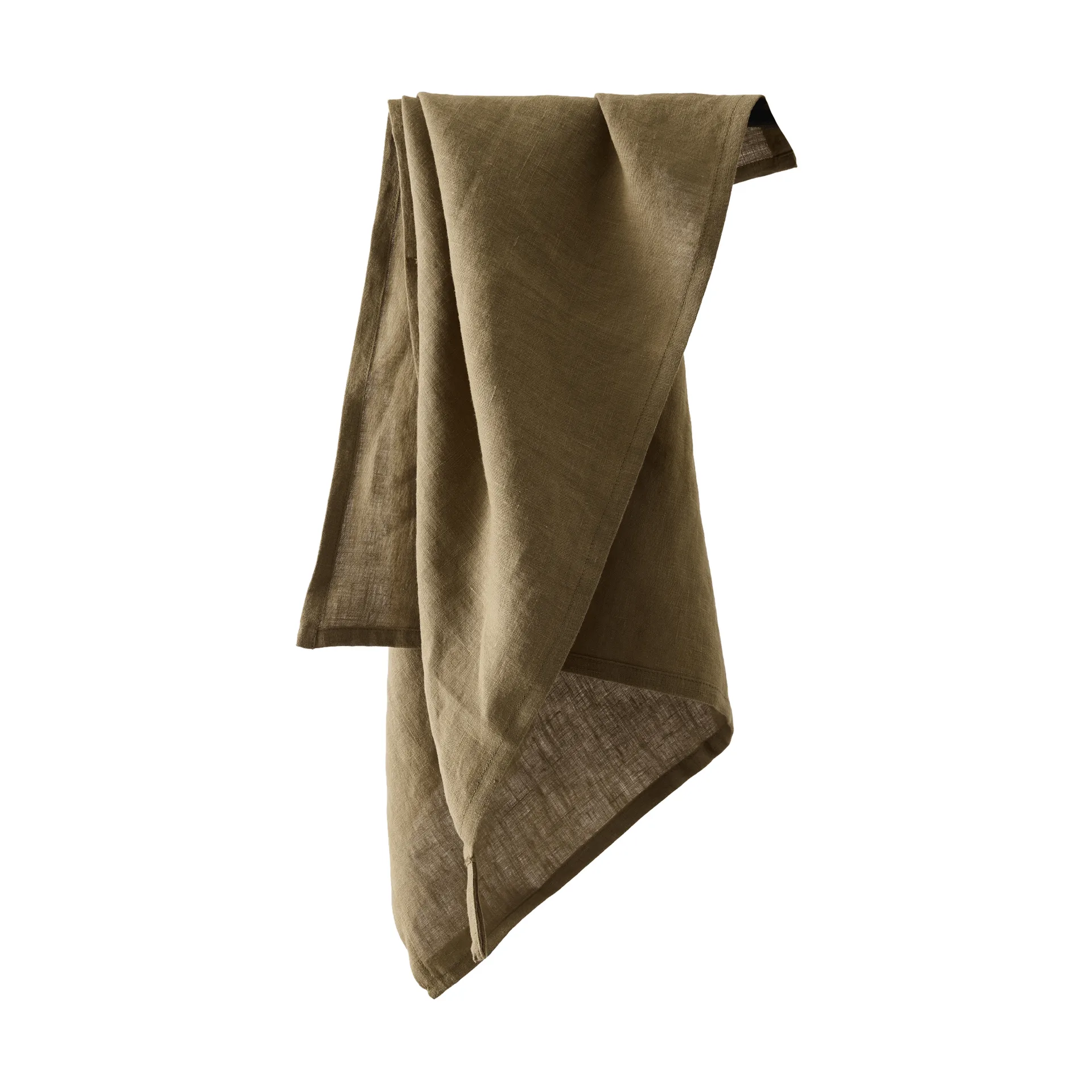 Paño de cocina Tell me more lino 50x70 cm, Dark olive green Tell Me More