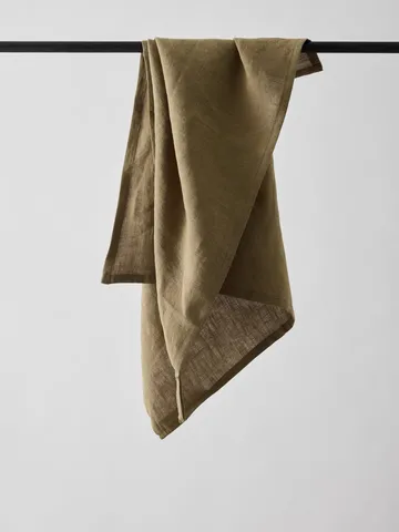 Paño de cocina Tell me more lino 50x70 cm - Dark olive green - Tell Me More