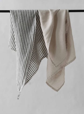 Paño de cocina Tell me more lino 50x70 cm - Grey-white - Tell Me More