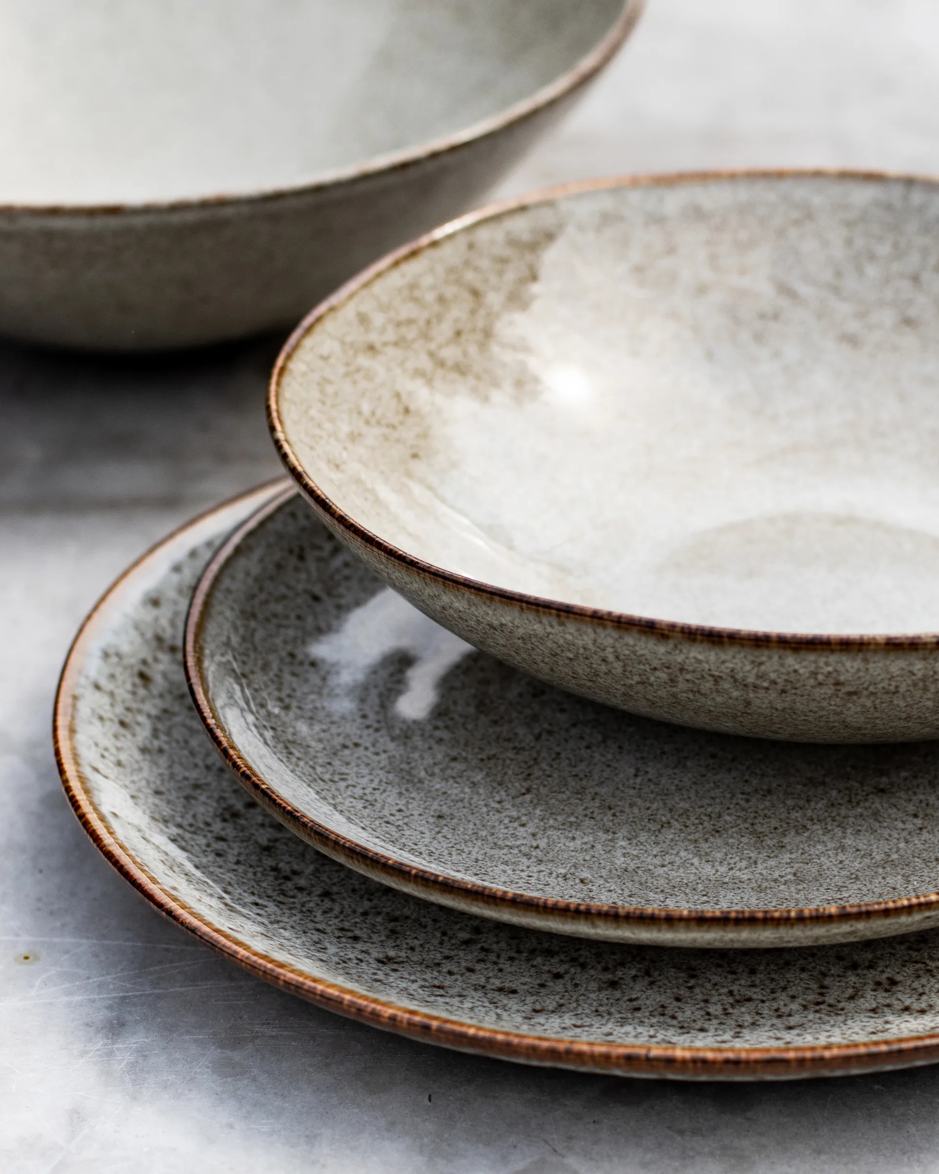 Plato de sopa Taranto Ø22 cm, Sand Tell Me More