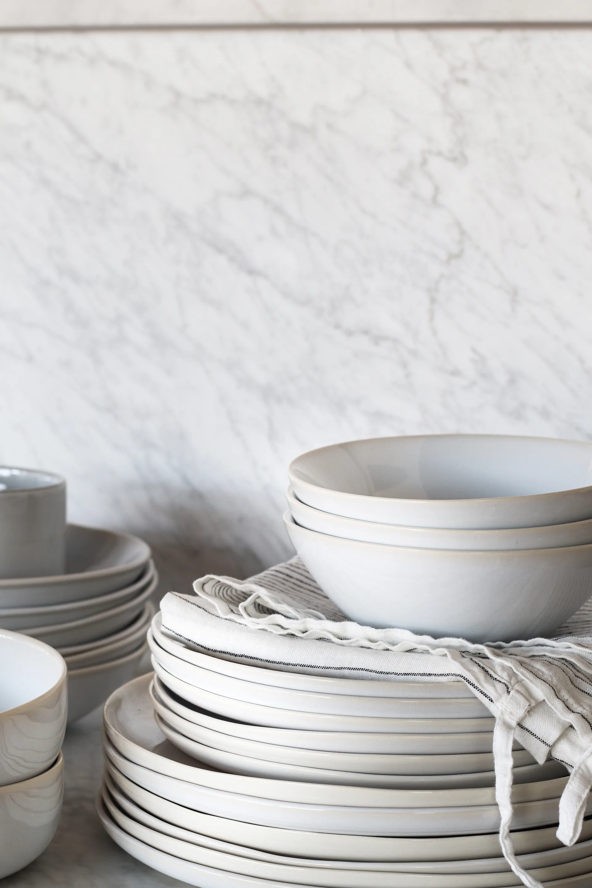 Plato Vince 22 cm, blanco Tell Me More