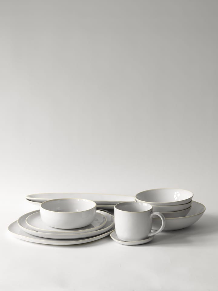 Plato Vince 22 cm, blanco Tell Me More