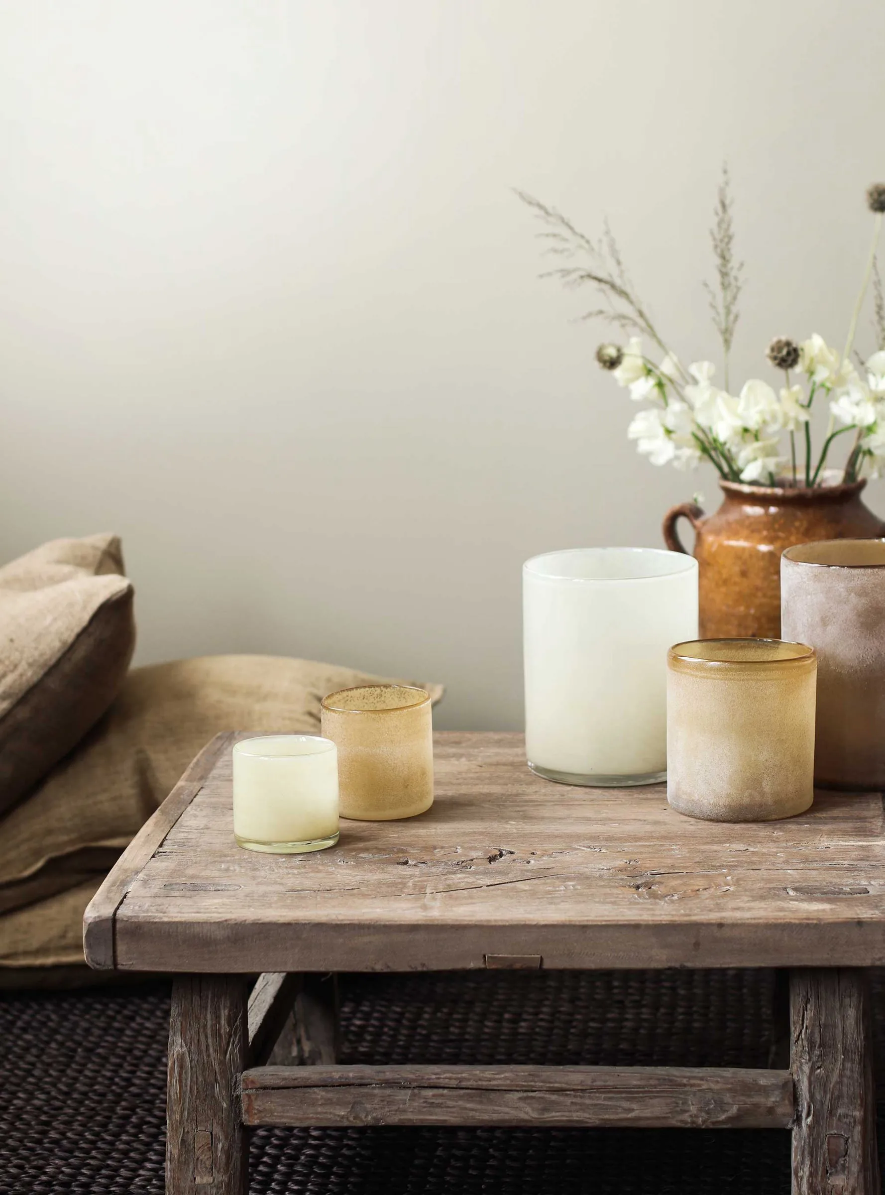 Portavelas Frost M, Amber (marrón) Tell Me More