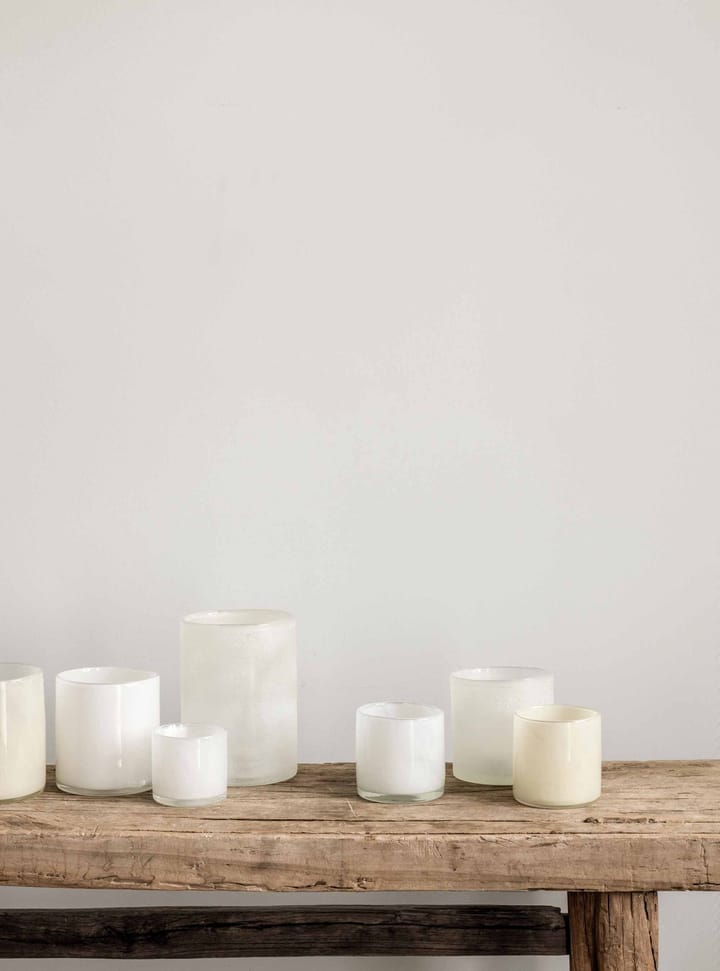 Portavelas Lyric L, Linen (blanco) Tell Me More