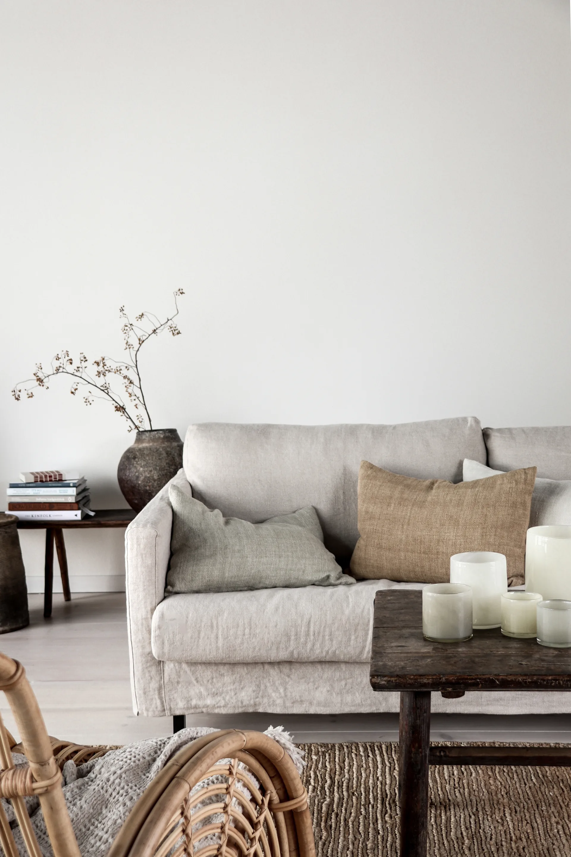 Portavelas Lyric XS, Linen (blanco) Tell Me More