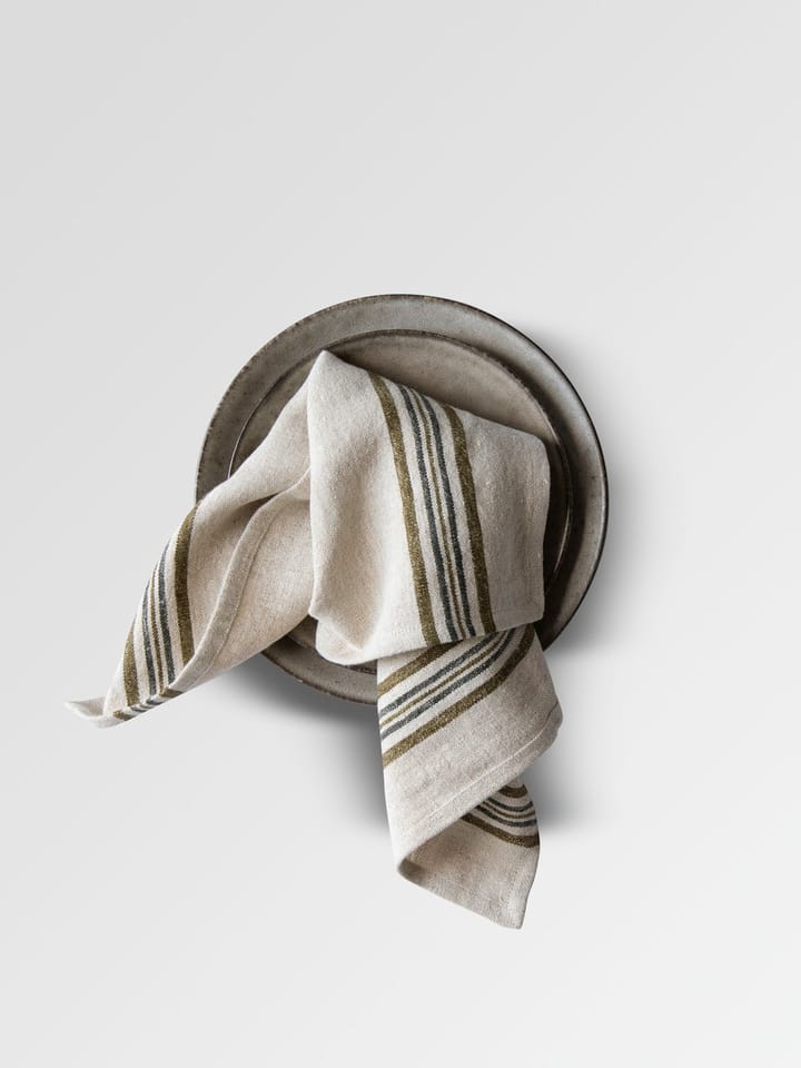 Servilleta de lino Astrid 50x50 cm, Olive Tell Me More