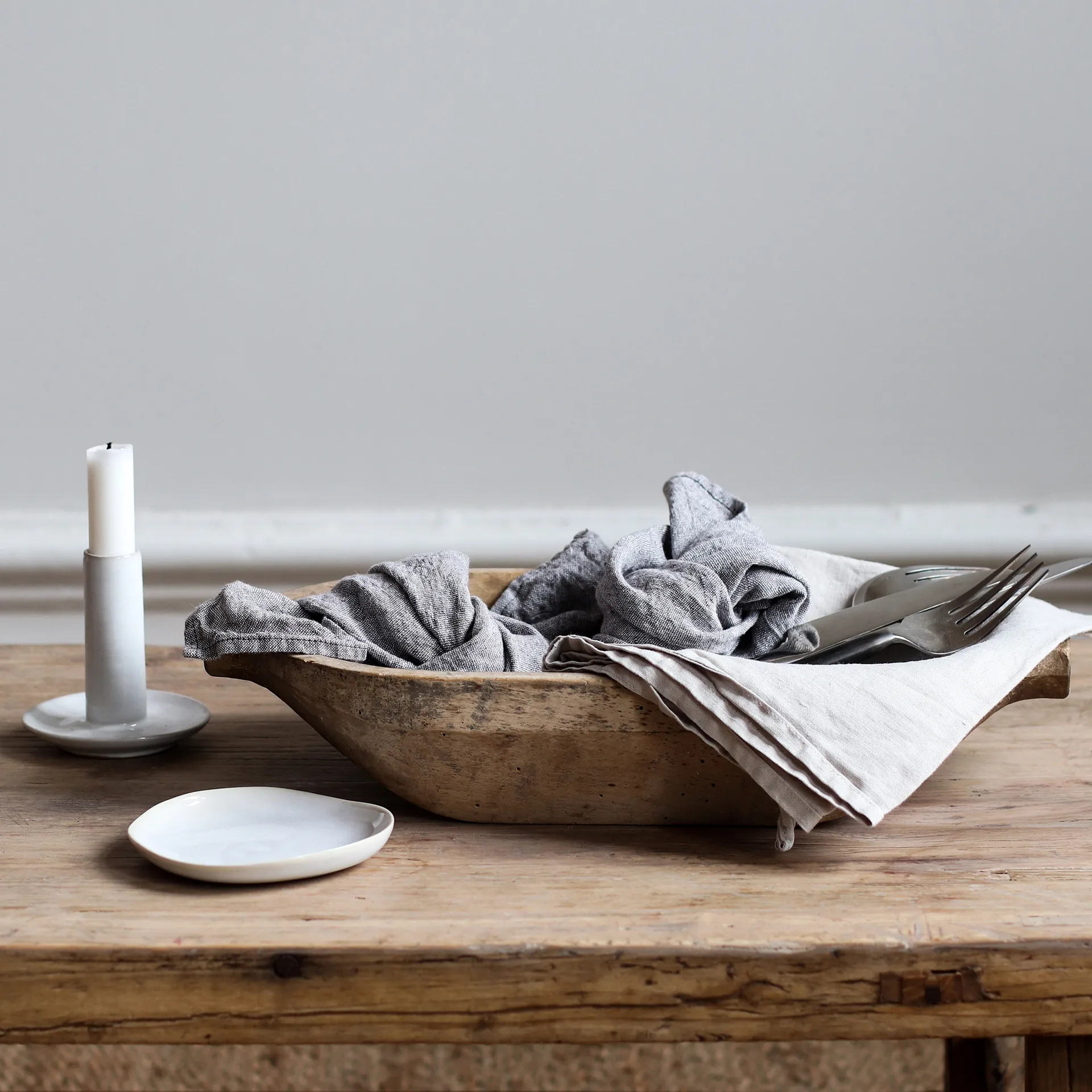 Servilleta Julian linio 42x42 cm, gris Tell Me More