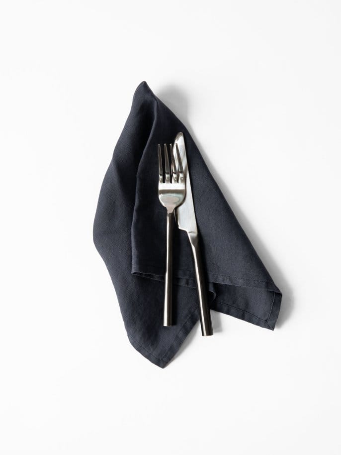 Servilleta Washed Linen, Azul noche Tell Me More