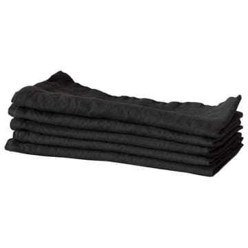 Servilleta Washed Linen - Carbon (negro) - Tell Me More