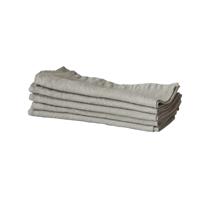 Servilleta Washed Linen, gris claro (grey) Tell Me More