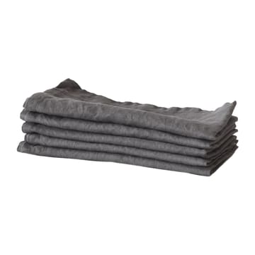 Servilleta Washed Linen - gris oscuro - Tell Me More