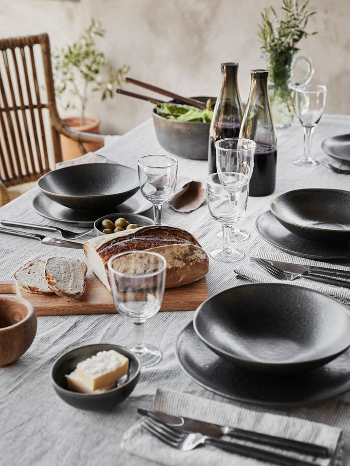 Servilleta Washed Linen, Pinstripe (black-white) Tell Me More