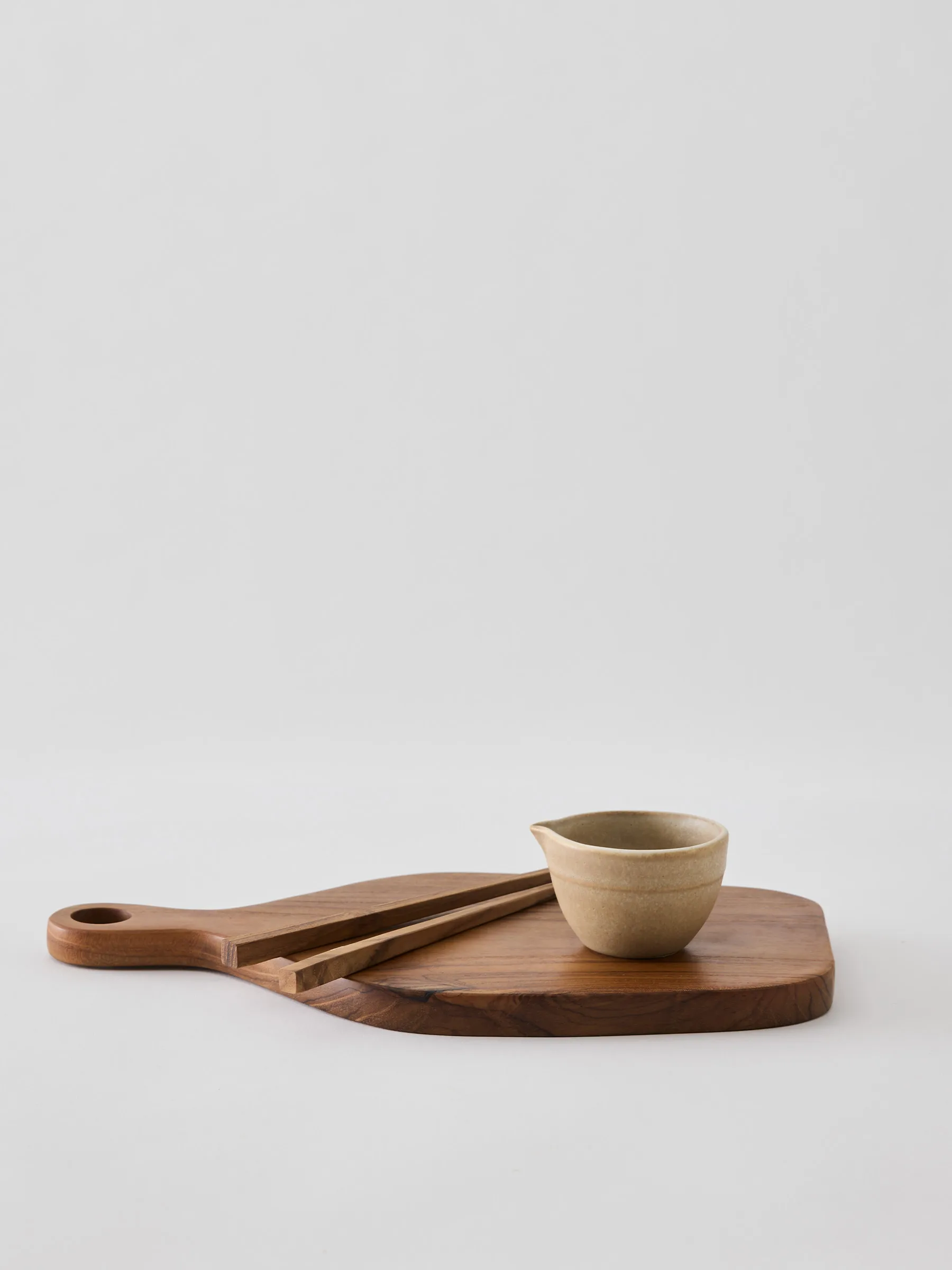 Tabla de servir Teak, 17,5 x 30 cm Tell Me More