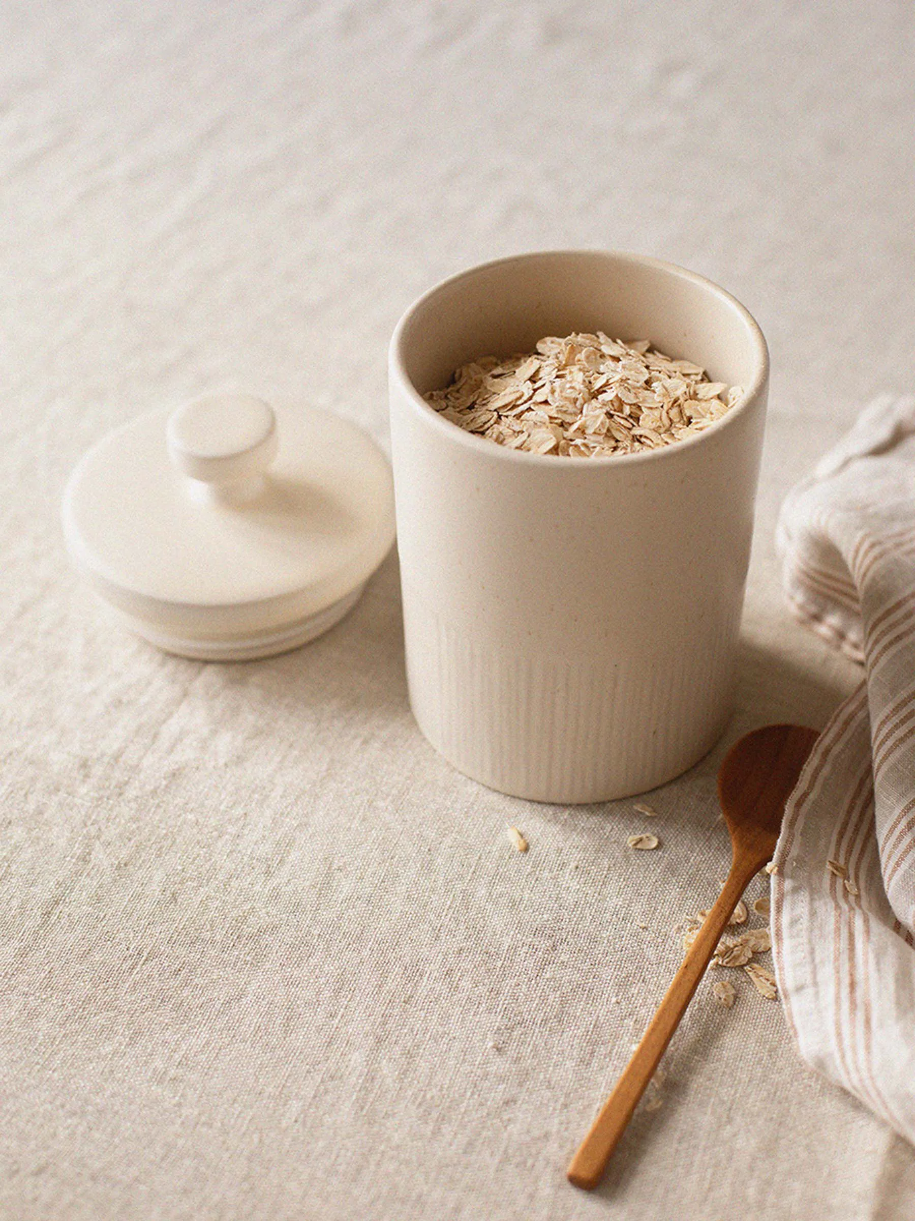 Tarro con tapa Palermo, Offwhite, medium 1,1 L Tell Me More