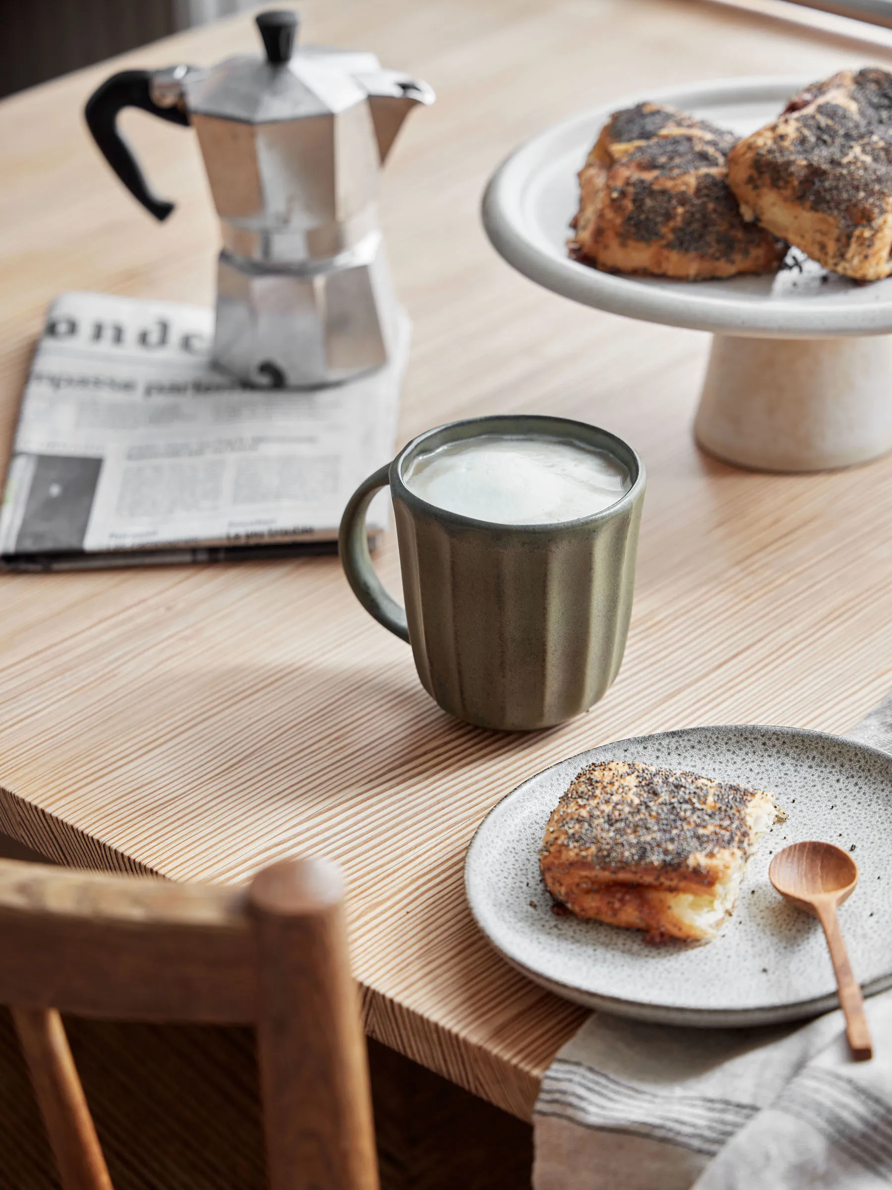 Taza Elba, Verde marrón, 35 cl Tell Me More