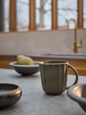 Taza Elba - Verde marrón, 35 cl - Tell Me More