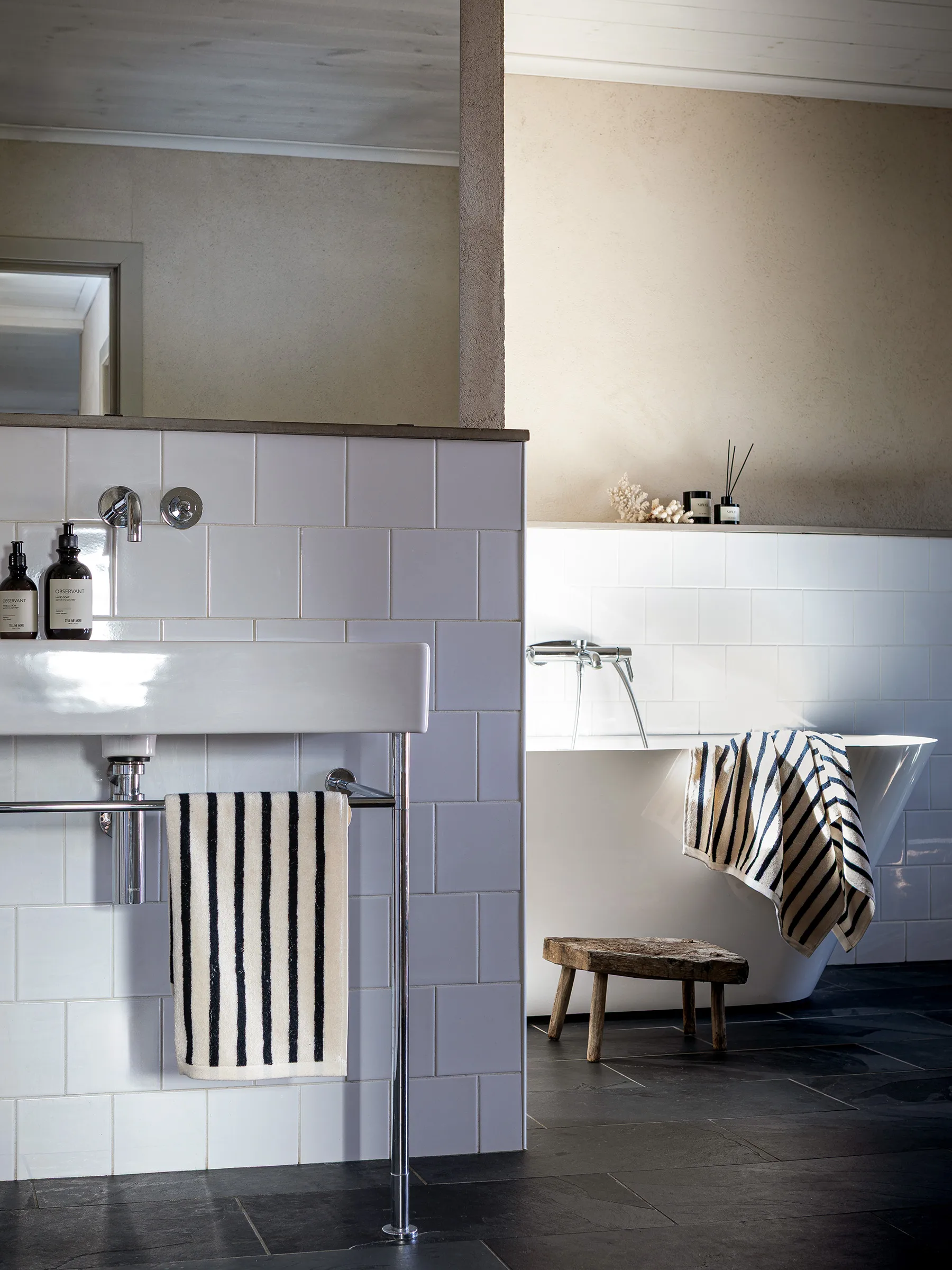 Toalla Bonnie 70x140 cm, Negro Tell Me More