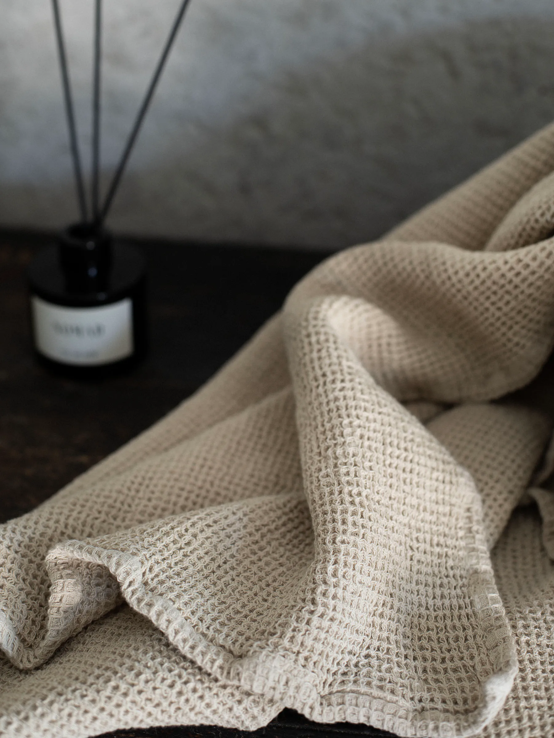 Toalla Nella 100x150 cm, Beige Tell Me More