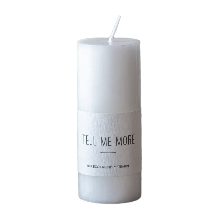 Vela Tell Me More S 10 cm - blanco - Tell Me More