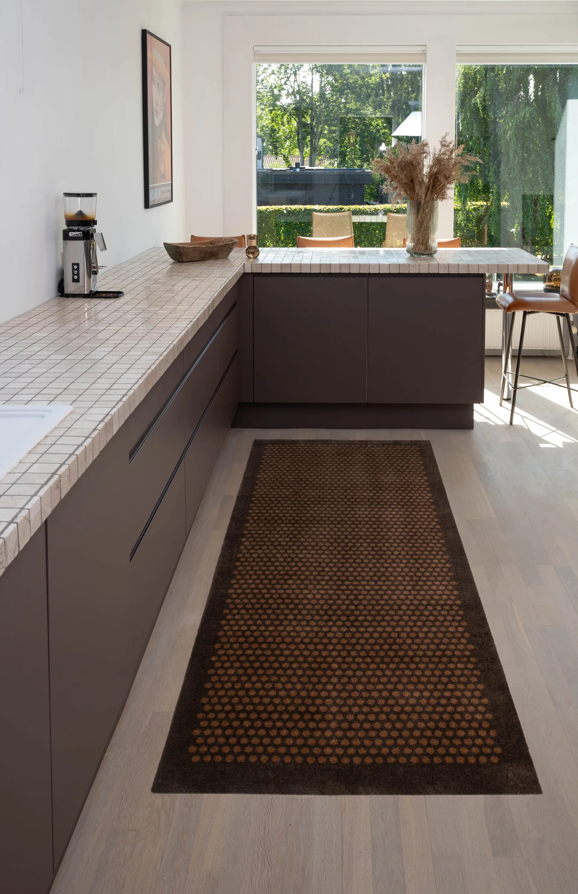 Alfombra Dot, Cognac-brown, 90x200 cm tica copenhagen
