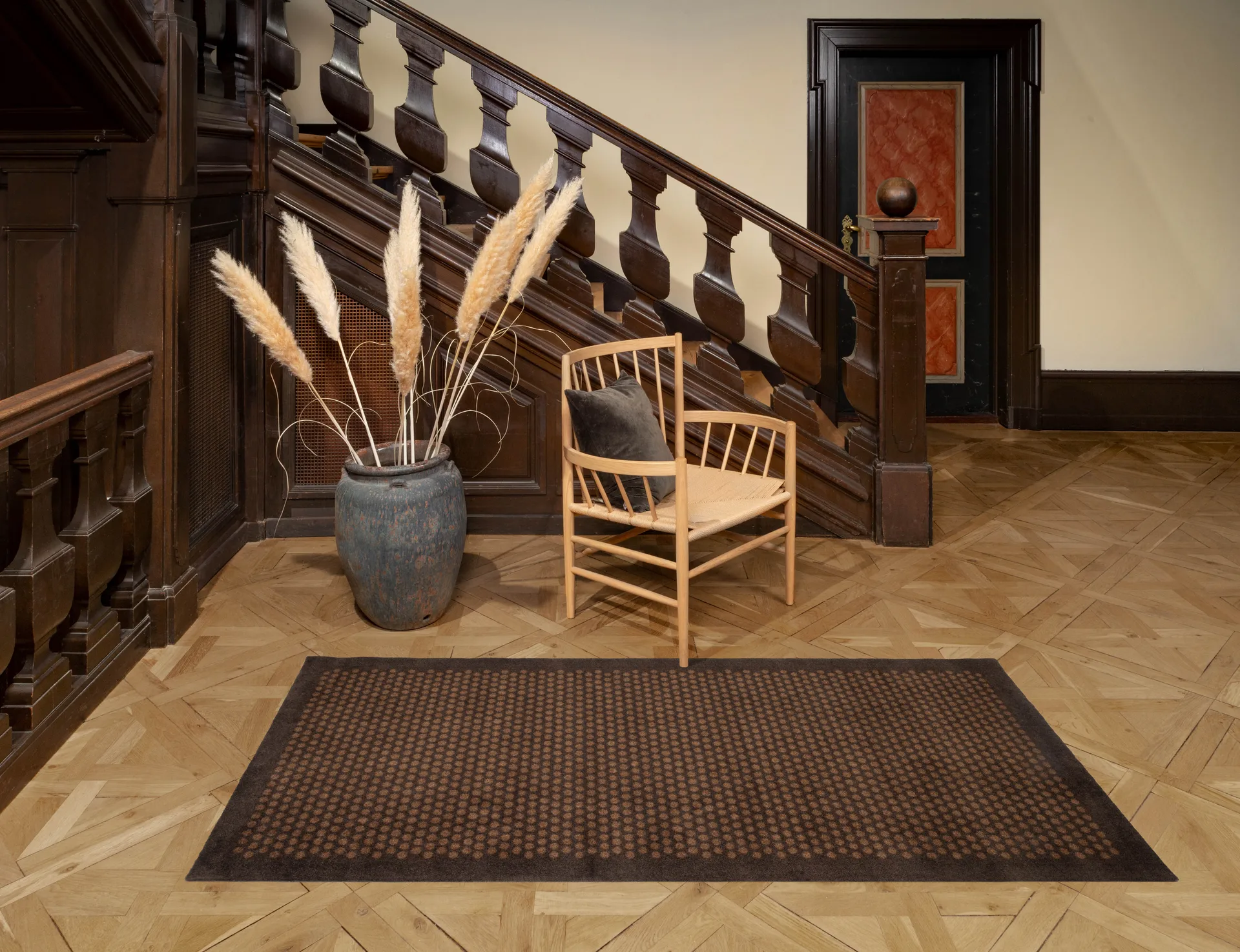 Alfombra Dot, Cognac-brown, 90x200 cm tica copenhagen