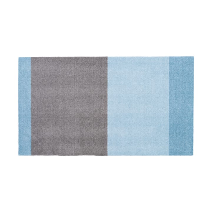 Alfombra Stripes by tica, horizontal - Blue-steel grey, 67x120 cm - Tica copenhagen