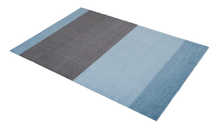 Alfombra Stripes by tica, horizontal, Blue-steel grey, 90x130 cm tica copenhagen
