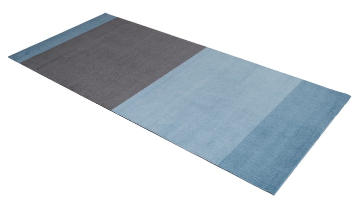 Alfombra Stripes by tica, horizontal, Blue-steel grey, 90x200 cm tica copenhagen