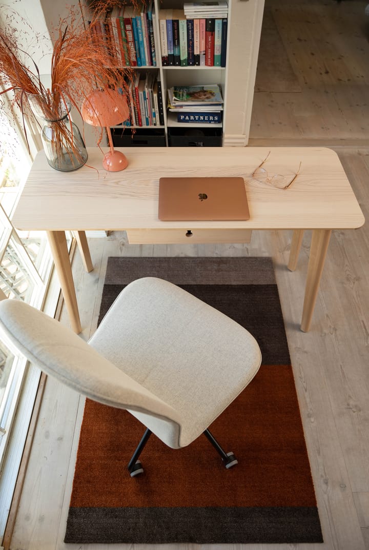 Alfombra Stripes by tica, horizontal, Brown-terrakotta 90x130 cm tica copenhagen