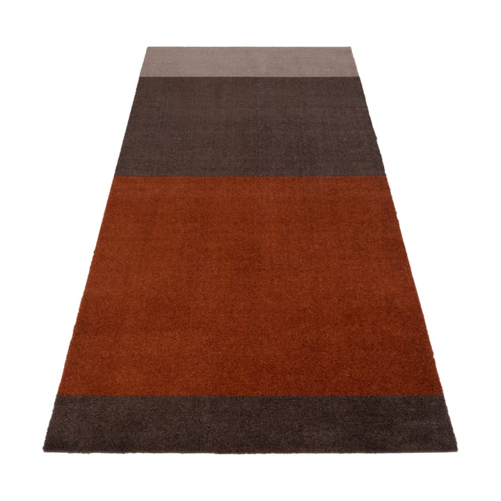 Alfombra Stripes by tica, horizontal - Brown-terrakotta 90x200 cm - Tica copenhagen