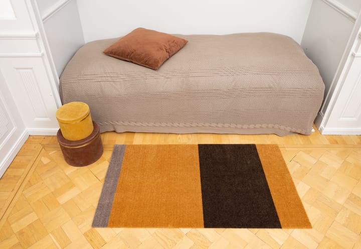 Alfombra Stripes by tica, horizontal - Dijon-brown-sand, 67x120 cm - tica copenhagen