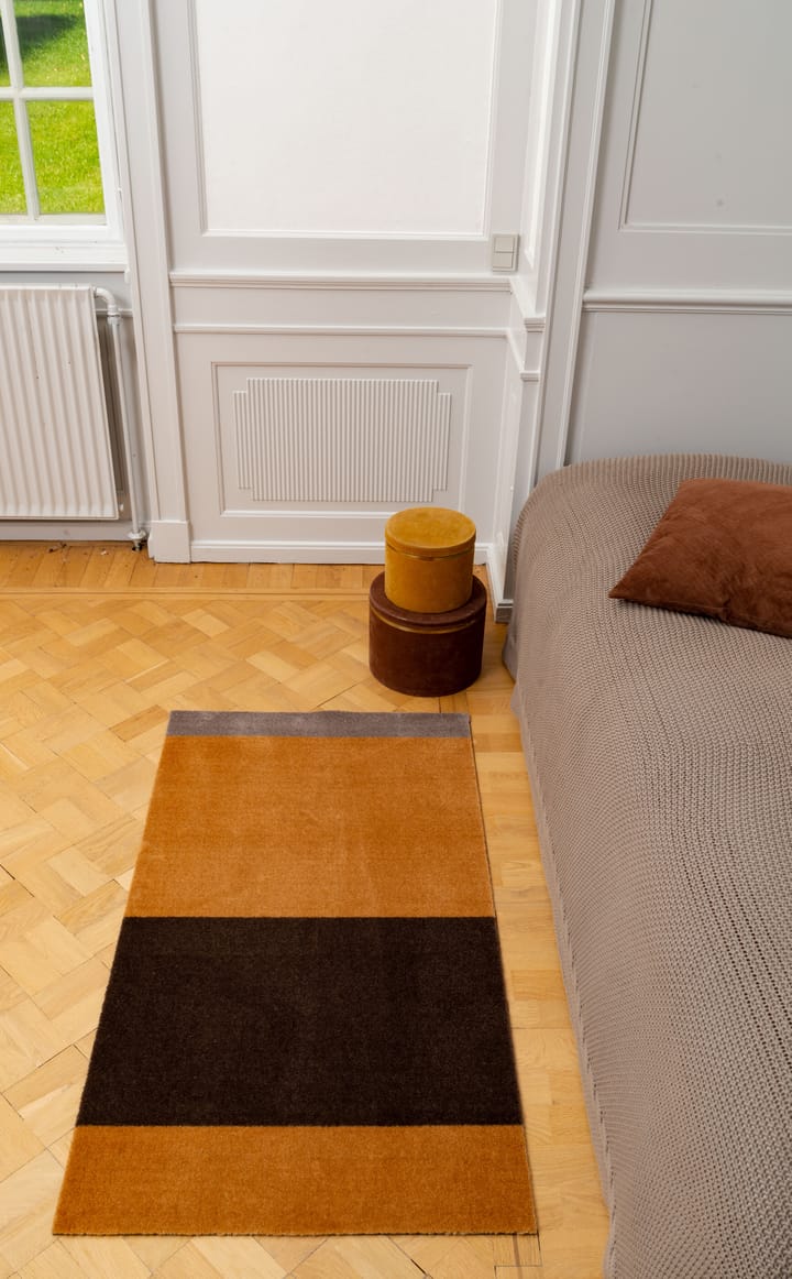 Alfombra Stripes by tica, horizontal, Dijon-brown-sand, 67x120 cm tica copenhagen