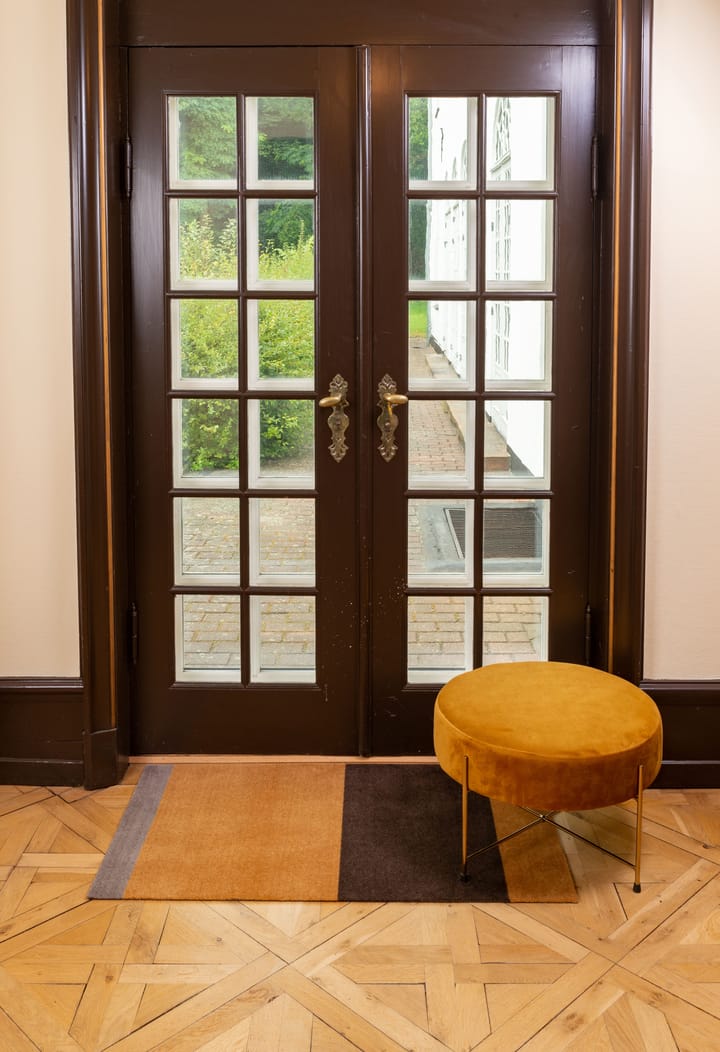 Alfombra Stripes by tica, horizontal, Dijon-brown-sand, 67x120 cm tica copenhagen