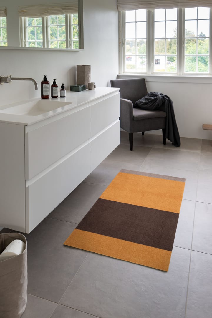 Alfombra Stripes by tica, horizontal, Dijon-brown-sand, 67x120 cm tica copenhagen