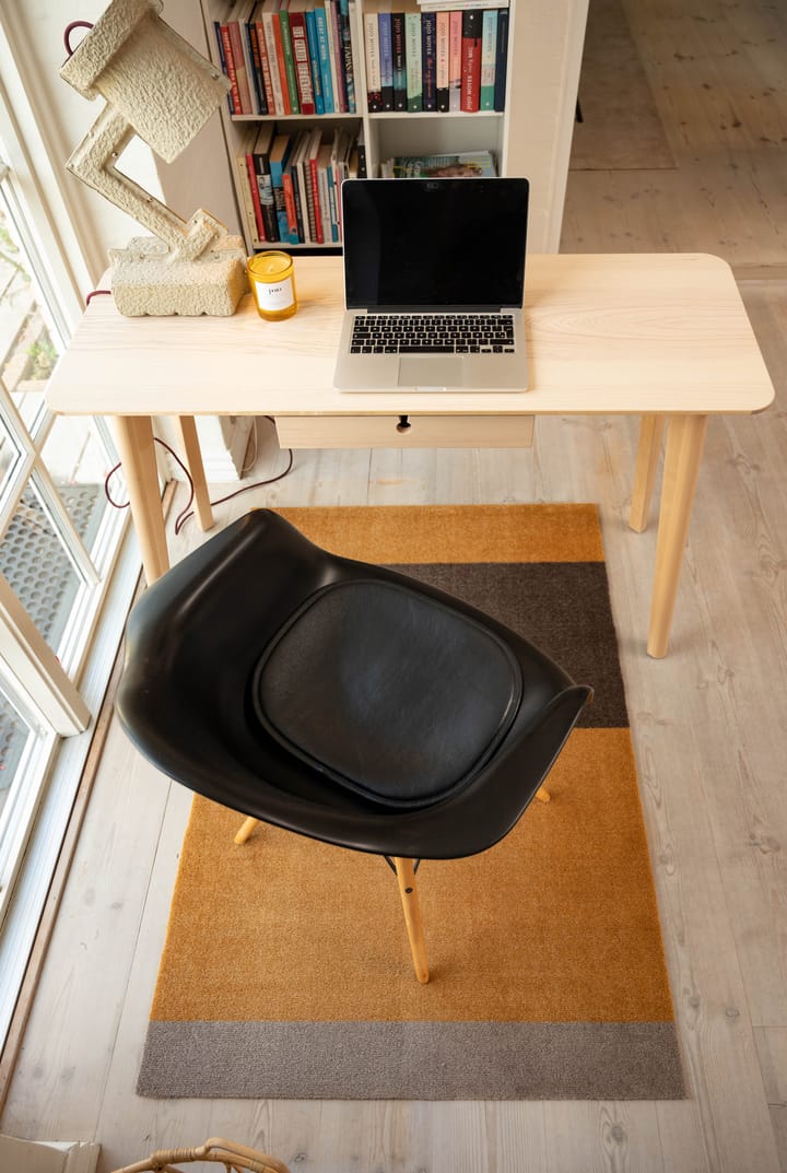 Alfombra Stripes by tica, horizontal, Dijon-brown-sand, 90x130 cm tica copenhagen