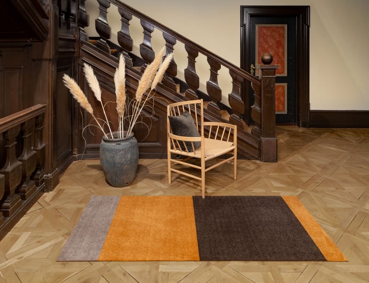 Alfombra Stripes by tica, horizontal, Dijon-brown-sand, 90x200 cm tica copenhagen
