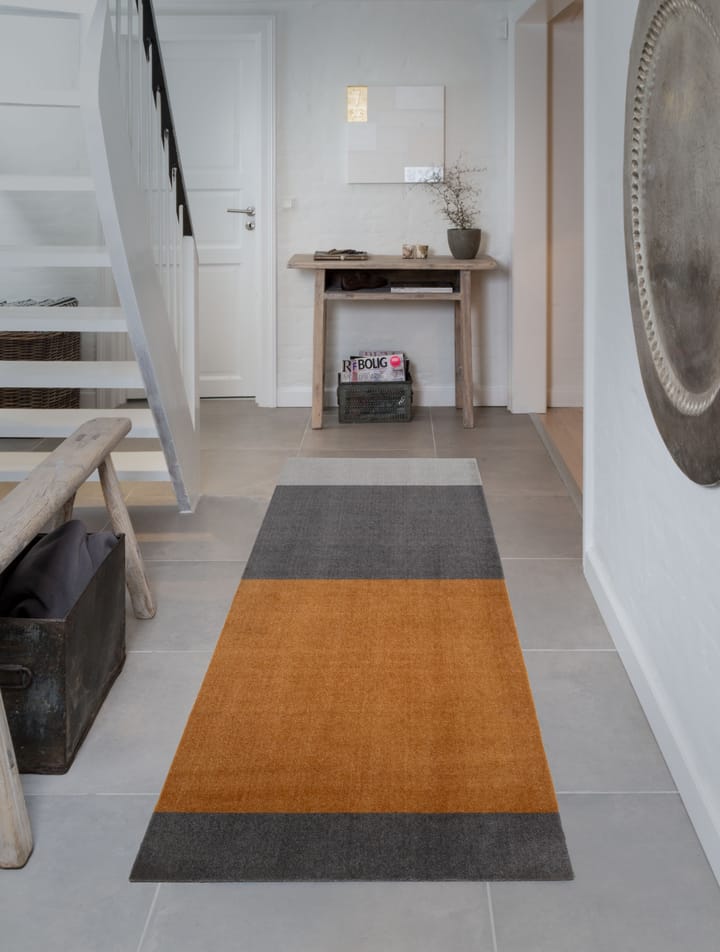 Alfombra Stripes by tica, horizontal, Grey-grey-dijon, 90x200 cm tica copenhagen