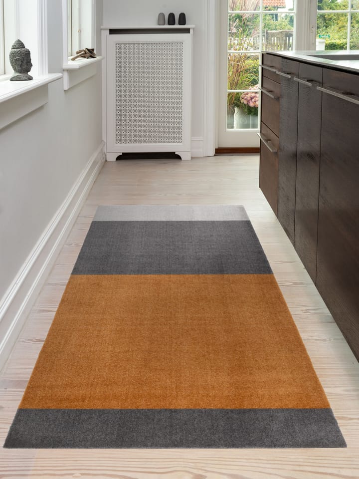 Alfombra Stripes by tica, horizontal, Grey-grey-dijon, 90x200 cm tica copenhagen